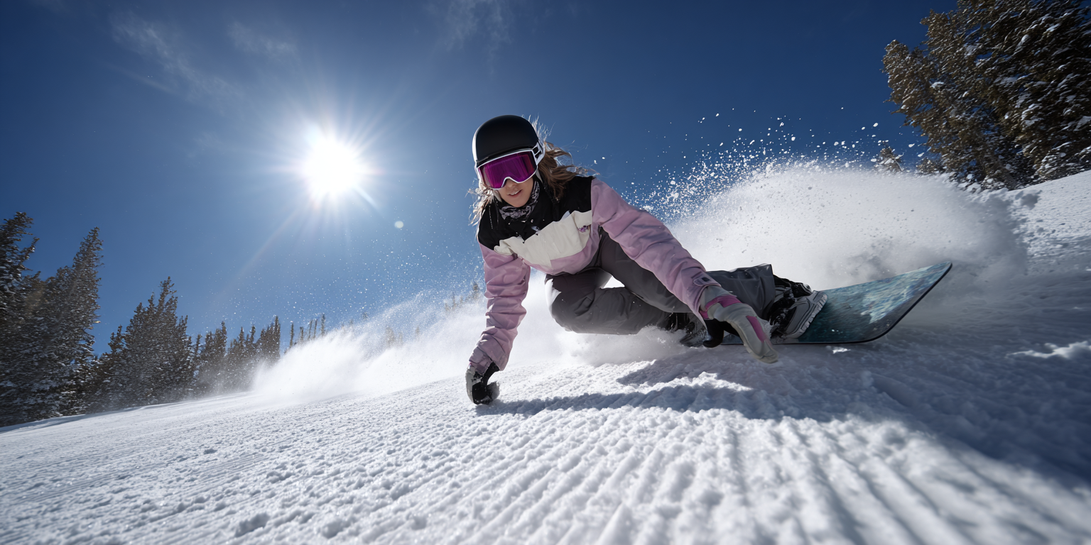 Producción IA — Snowboarder